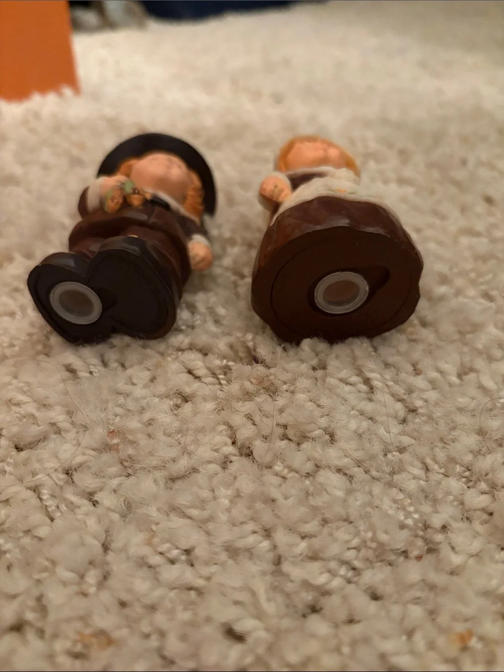 Vintage Hallmark Mr & Mrs Pilgrim, salt and pepper shaker set
